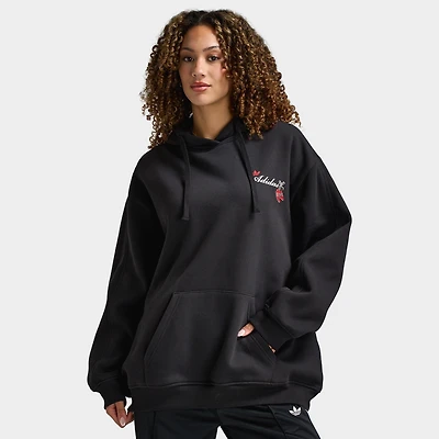 adidas Women's Footwear Bow Graphic Hoodie / Black