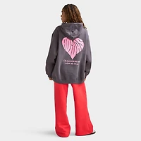 Adidas Women's Bubble Heart Wide Leg Pants / Grey Fife