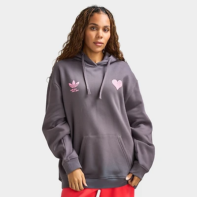 adidas Femmes Pantalon large  Bubble Heart / Gris Fife