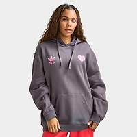adidas Femmes Pantalon large  Bubble Heart / Gris Fife