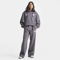 adidas Femmes Pantalon large Bubble Heart / Gris Fife
