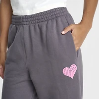 adidas Femmes Pantalon large Bubble Heart / Gris Fife