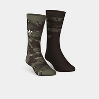 adidas Originals Camo Crew Socks (2-Pack) /