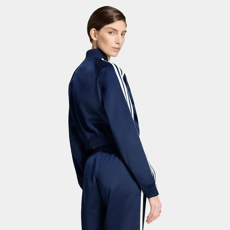 adidas Satin SST Jacket Night Indigo / White