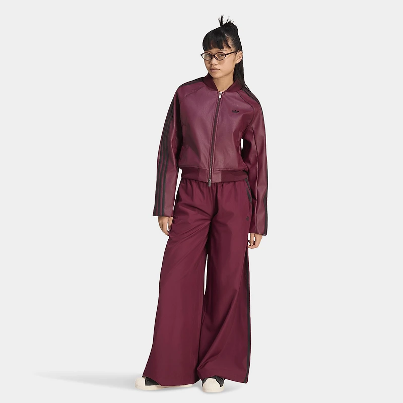 adidas Firebird Adilenium Track Pant Maroon / Black