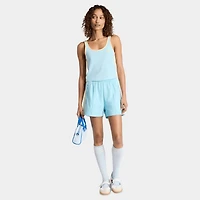 adidas Women's Classic L Short  Icey Blue / Orange Tint