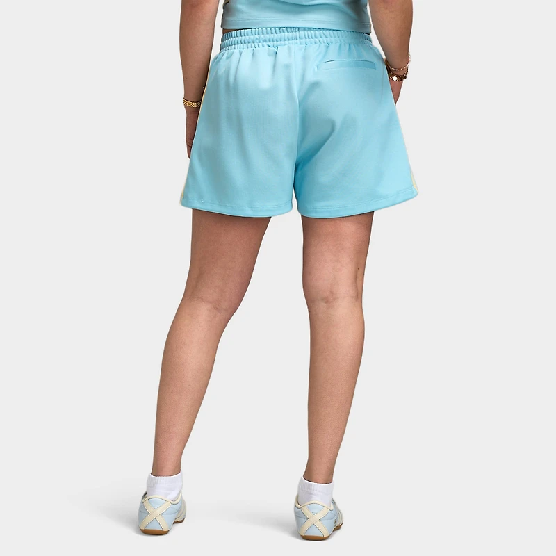adidas femmes classique L Short Bleu Glacier / Teinte Orange