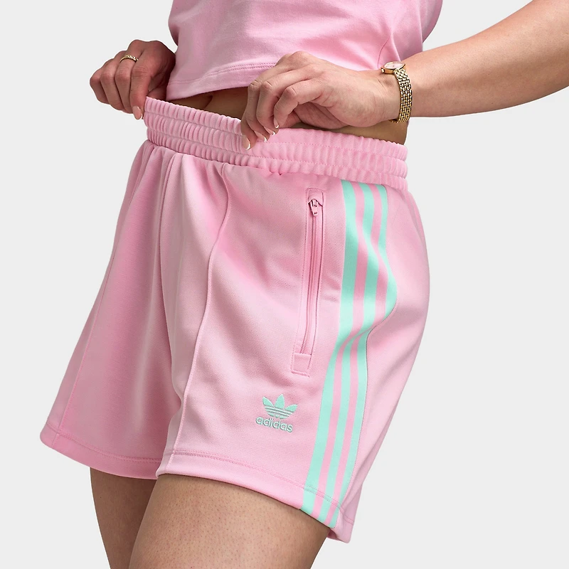 adidas femmes short classique L rose vif / menthe transparente