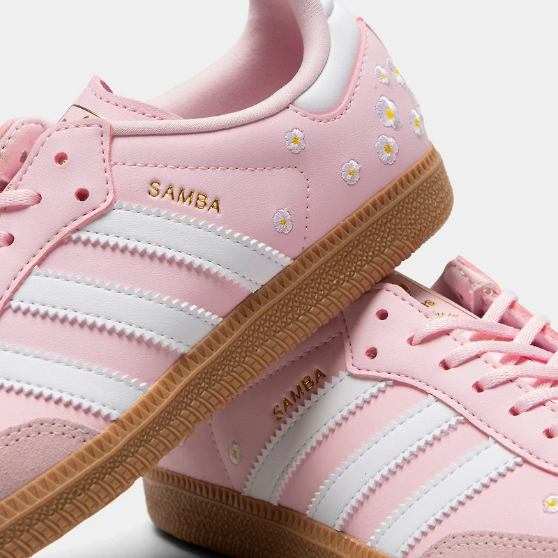 adidas Samba Fille Rose / Blanc