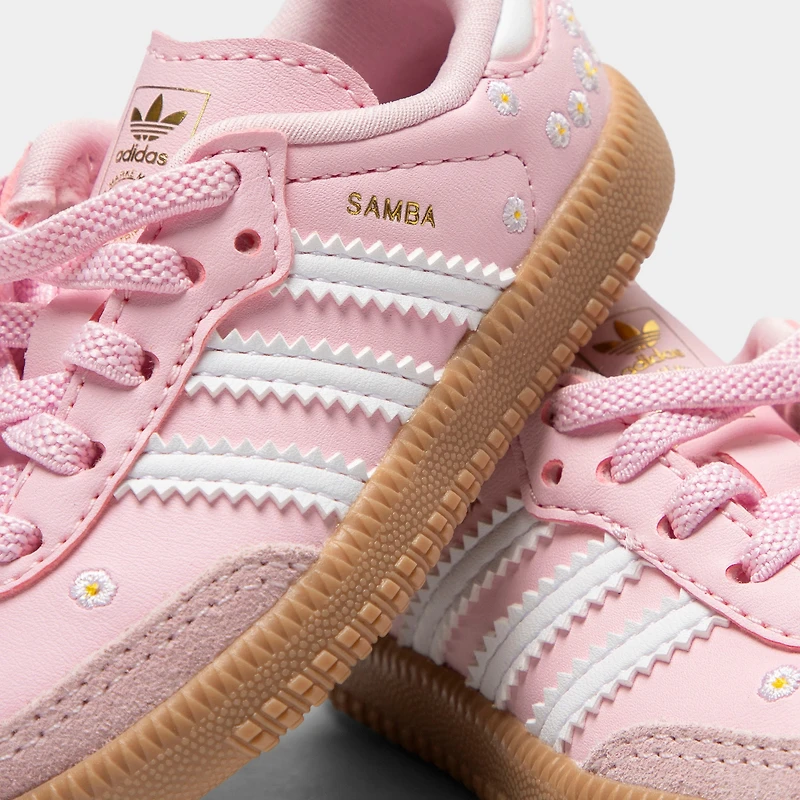adidas Samba pour bébés Rose / Blanc