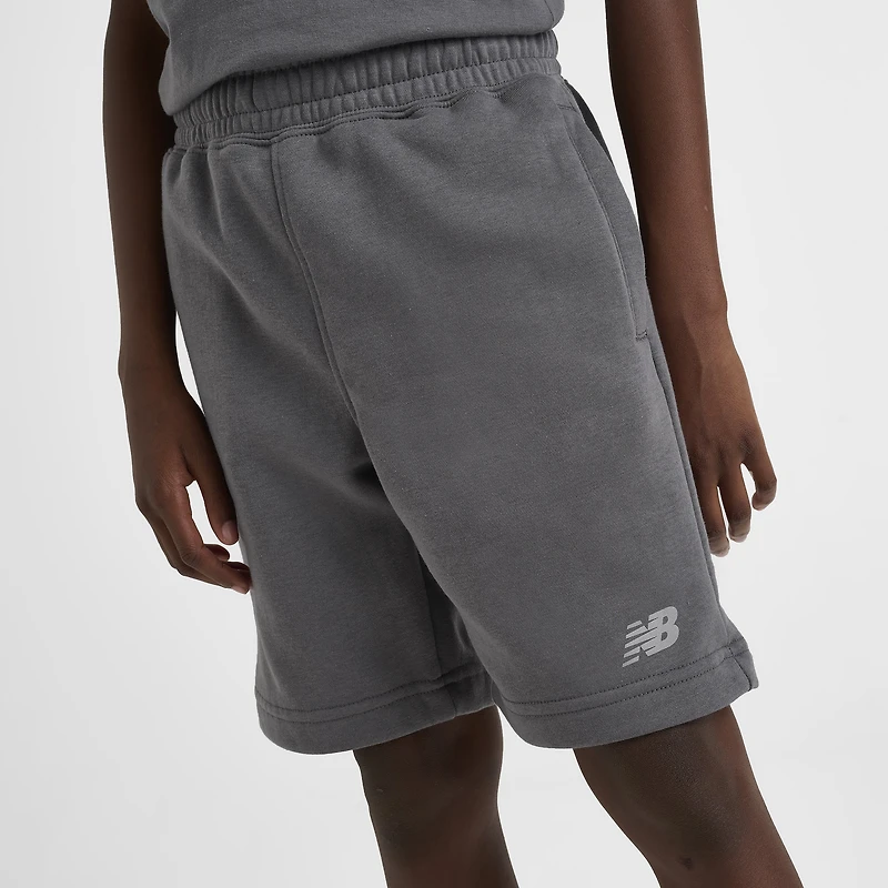 New Balance Junior Boys' Small Logo Short / Castle Rock