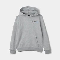 New Balance Juniors' Back Linear Logo Hoodie / Athletic Grey Heather