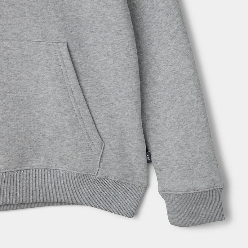 New Balance Juniors' Back Linear Logo Hoodie / Athletic Grey Heather