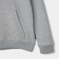 New Balance Juniors' Back Linear Logo Hoodie / Athletic Grey Heather
