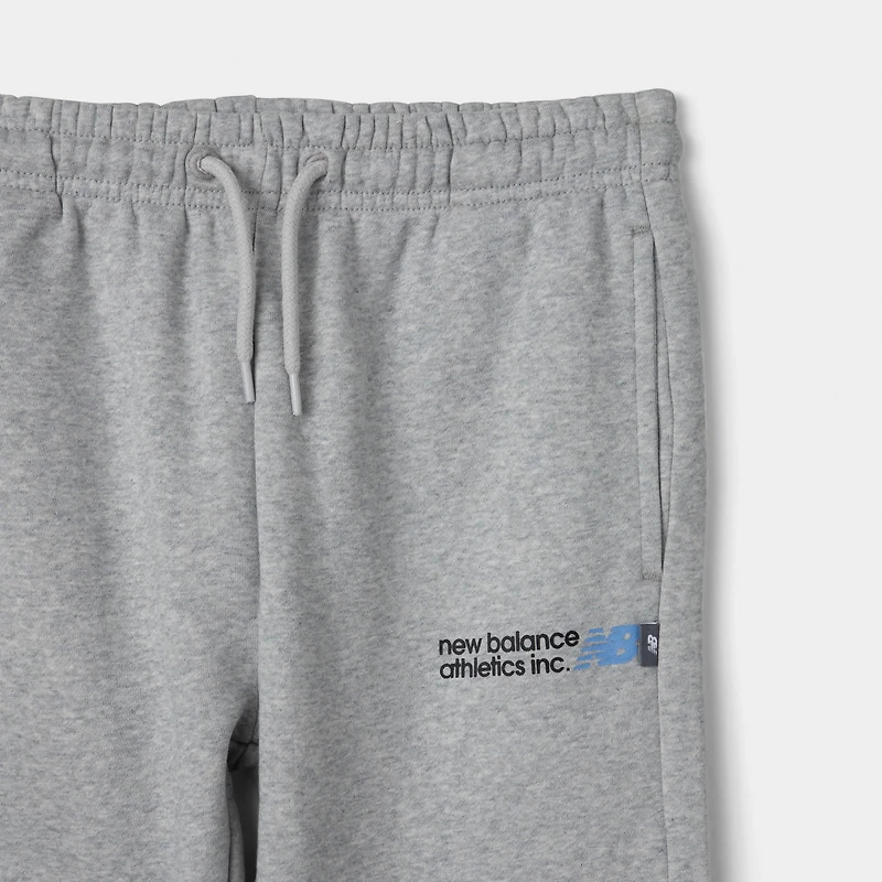 New Balance Juniors' Linear Logo Jogger / Athletic Grey Heat