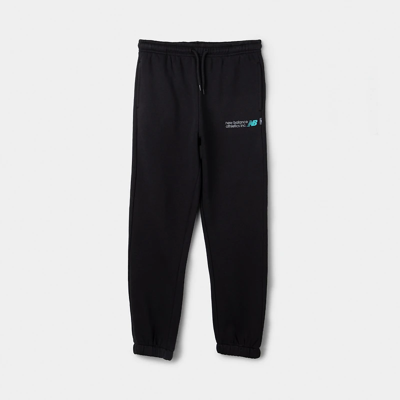 New Balance Juniors' Linear Logo Jogger / NB Caviar