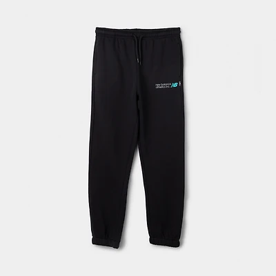New Balance Juniors' Linear Logo Jogger / NB Caviar