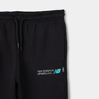 New Balance Juniors' Linear Logo Jogger / NB Caviar