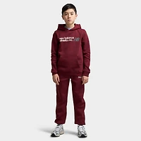 New Balance Juniors' Linear Logo Jogger / Monarch Burgundy