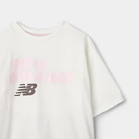 New Balance Juniors' 9060 Bubble Grpahic Tee / Sea Salt