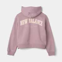 New Balance Juniors' Arch Graphic Full Zip Hoodie / Twlight