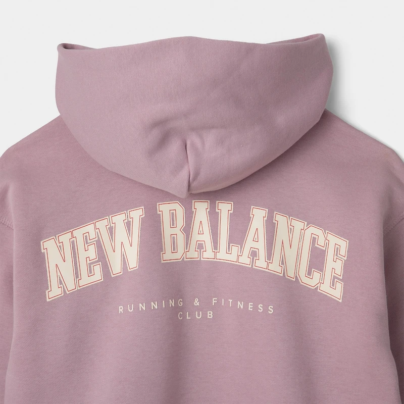 New Balance Juniors' Arch Graphic Full Zip Hoodie / Twlight