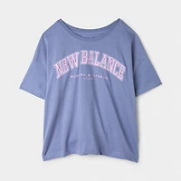 New Balance Junior Girls' Club Tee Dusk Shower