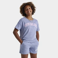 New Balance Junior Girls' Club Tee Dusk Shower