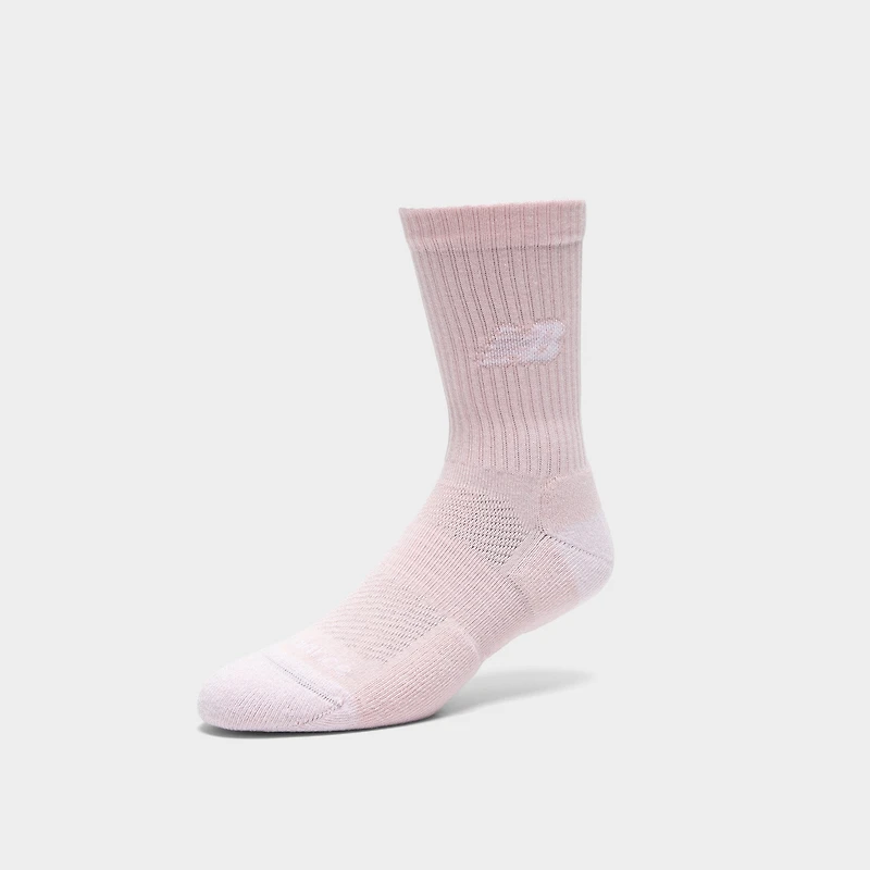 New Balance Active Cushion Crew Socks (3-Pack) Pink/ Cyan-Dym