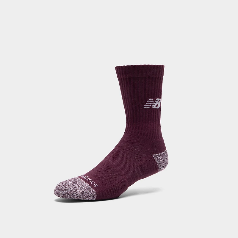 New Balance Active Cushion Crew Socks (3-Pack) Pink/ Cyan-Dym