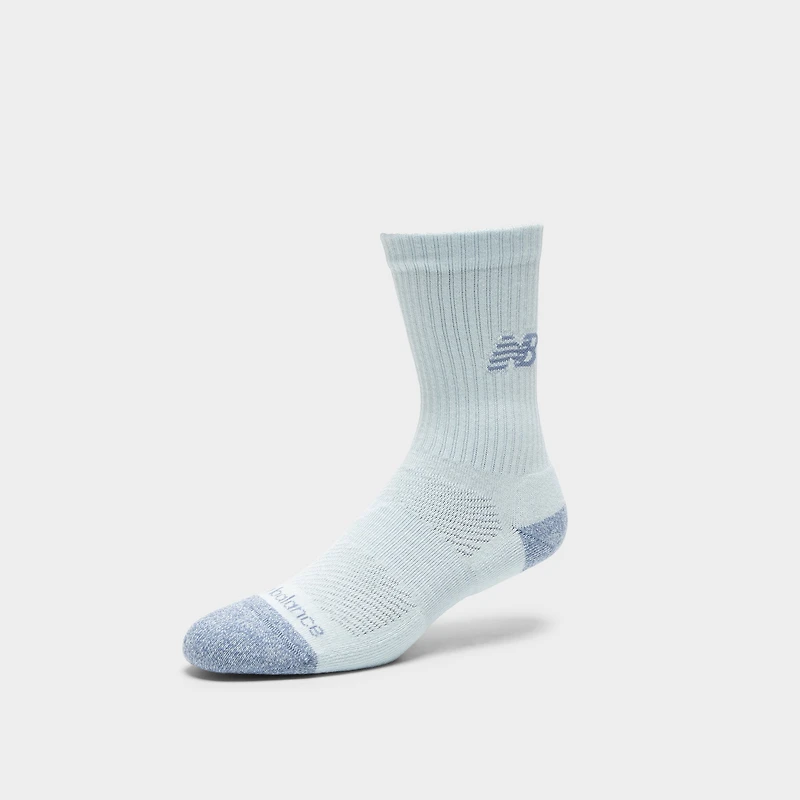 New Balance Active Cushion Crew Socks (3-Pack) Pink/ Cyan-Dym