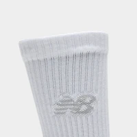New Balance Active Cushion Crew Socks (3-Pack) / White