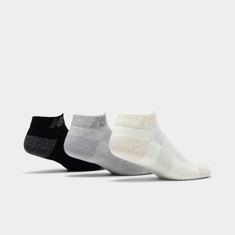 New Balance Active Cushion Low Cut Socks(3P)Black/Beige-Grey