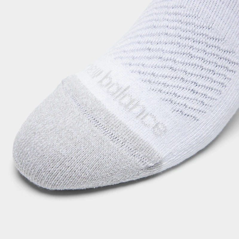 New Balance Active Cushion Low Cut Socks (3-Pack) / White