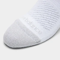 New Balance Active Cushion Low Cut Socks (3-Pack) / White