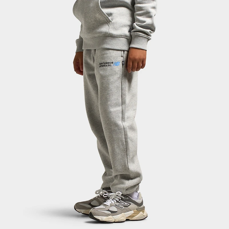 New Balance Juniors' Linear Logo Jogger / Athletic Grey Heat