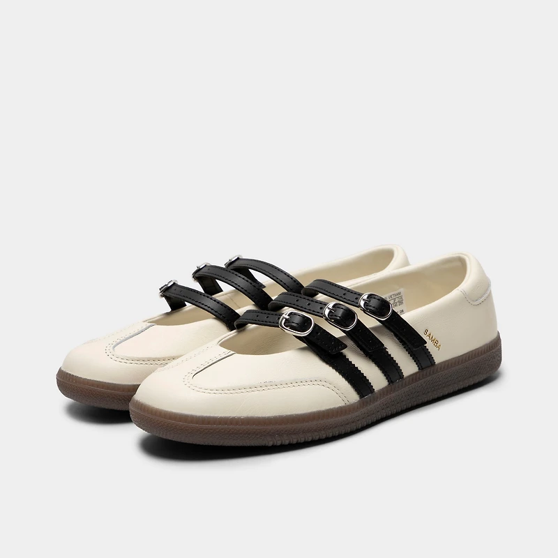 adidas Samba Ballet Femme Blanc cassé / Noir - Gomme