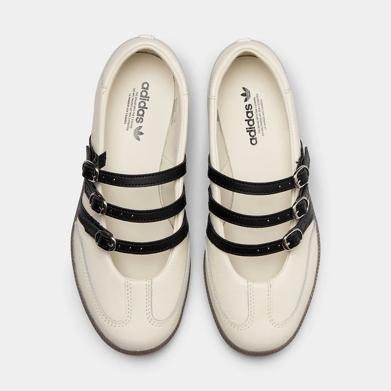 adidas Samba Ballet Femme Blanc cassé / Noir - Gomme