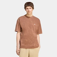 adidas Trefoil Essential Washed Loose T-Shirt / Preloved Brown