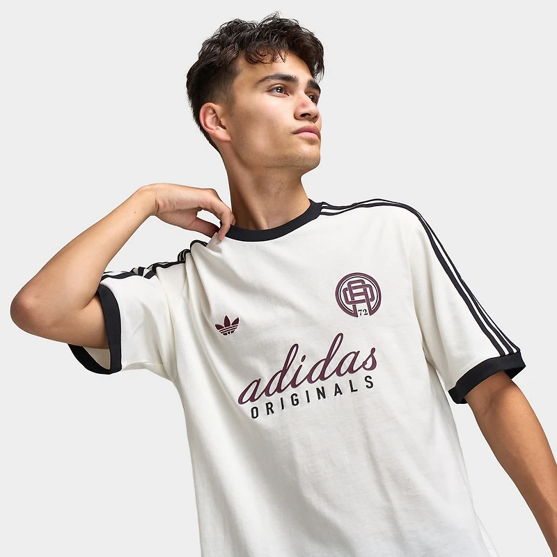 adidas Ringer T-Shirt / White