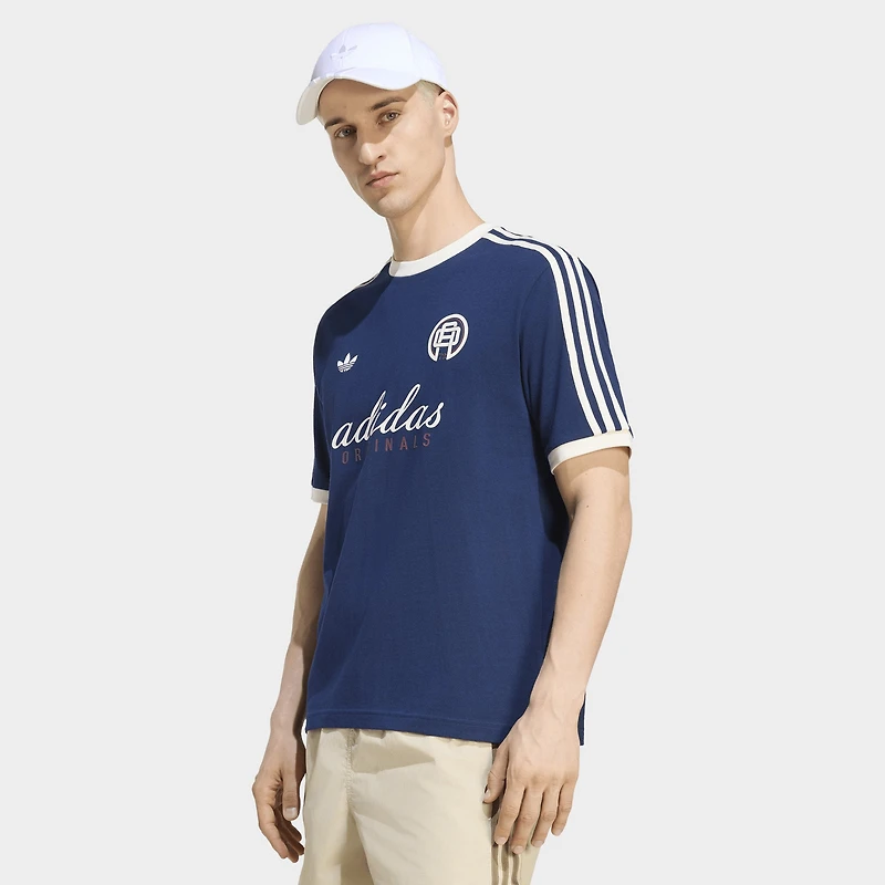 adidas Ringer T-Shirt / Blue