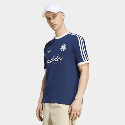adidas Ringer T-Shirt / Blue
