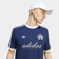 adidas Ringer T-Shirt / Blue