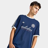 adidas T-shirt Ringer / Bleu