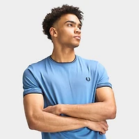 Fred Perry Twin Tipped T-Shirt Ace Blue / Navy Tennis