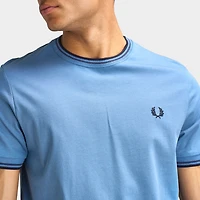 Fred Perry Twin Tipped T-Shirt Ace Blue / Navy Tennis