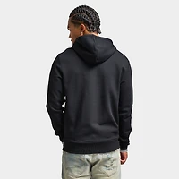 Fred Perry Tipped Pullover Hoodie / Black