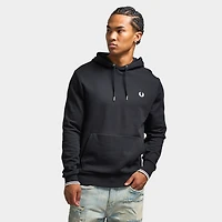Fred Perry Tipped Pullover Hoodie / Black