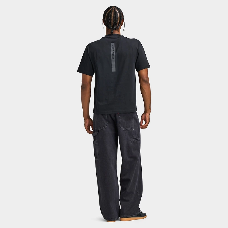 Fred Perry Reflective Print Tee / Black