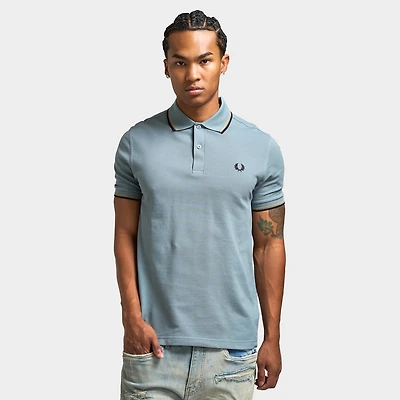 Fred Perry Twin Tipped T-Shirt Stockport Blue / Warm Stone - Black
